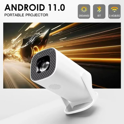 "Portable Projector for a Smart and Stylish Home cinema experience!"