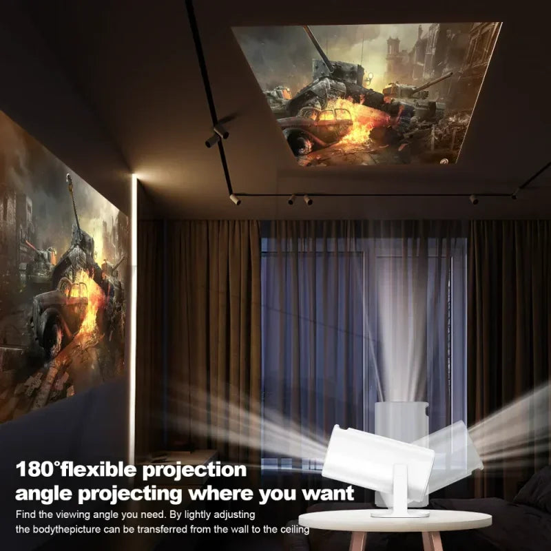 "Portable Projector for a Smart and Stylish Home cinema experience!"